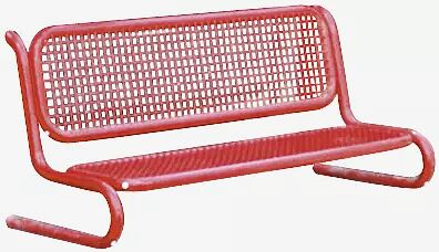 Sitzbank SESTO mit Rückenlehne