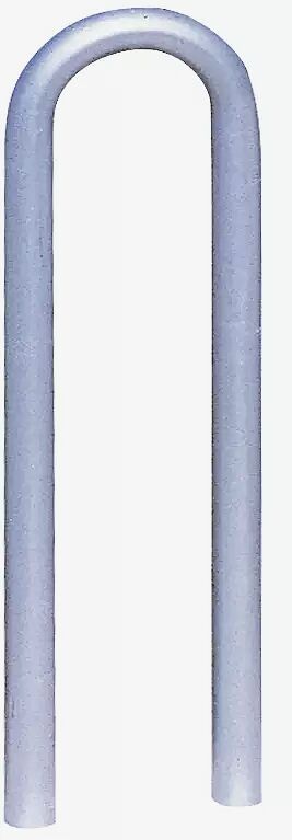 Anlehnbügel MONTANA ohne Quersteg, zum Einbetonieren, feuerverzinkt