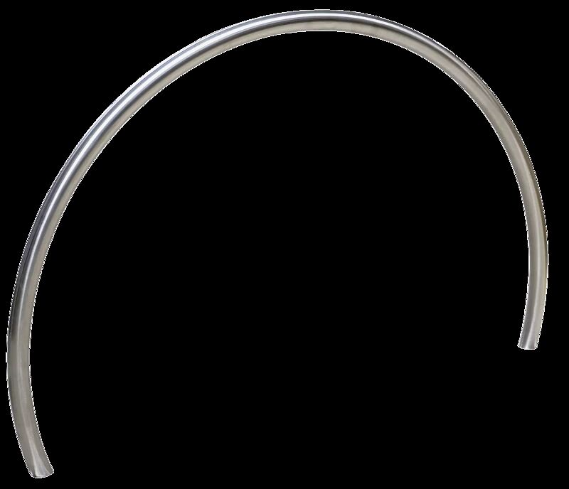 Anlehnbügel RADIUS zum Einbetonieren, Edelstahl
