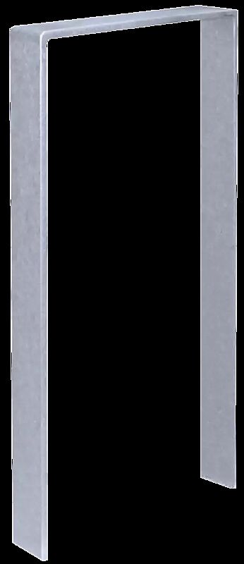Anlehnbügel UTAH, ohne Quersteg, zum Einbetonieren, feuerverzinkt