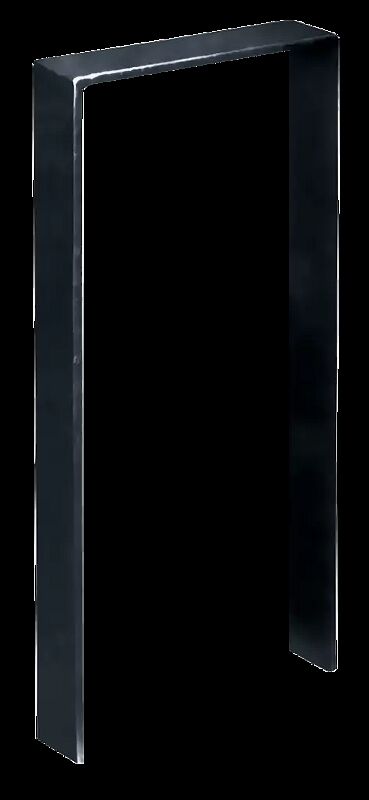 Anlehnbügel UTAH, ohne Quersteg, zum Einbetonieren, in RAL 7016 anthrazitgrau