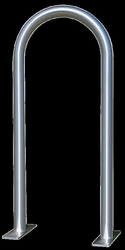 Anlehnbügel OKLAHOMA zum Aufdübeln, Edelstahl