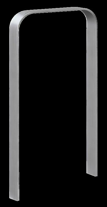 Anlehnbügel TAMPA ohne Innenbügel, zum Einbetonieren, Breite 350 mm, Edelstahl