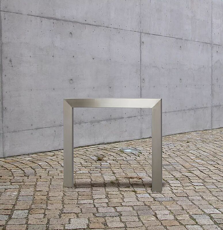 Anlehnbügel PRISMA zum Einbetonieren, Edelstahl