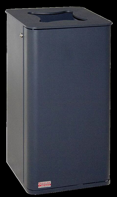 Abfallbehälter LACES aus Stahl