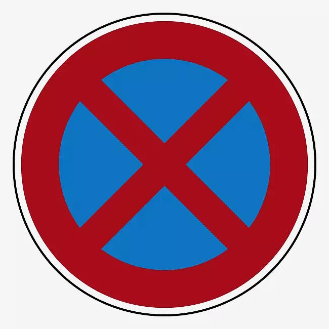 Verkehrszeichen: Absolutes Haltverbot