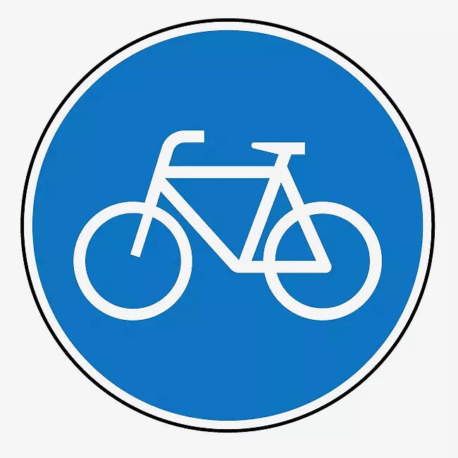 Verkehrszeichen: Radweg