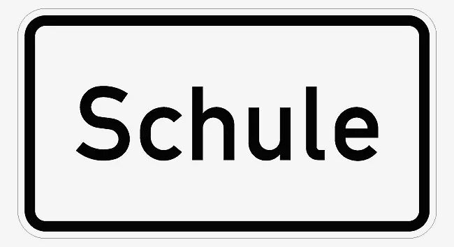 Verkehrszeichen: Schule