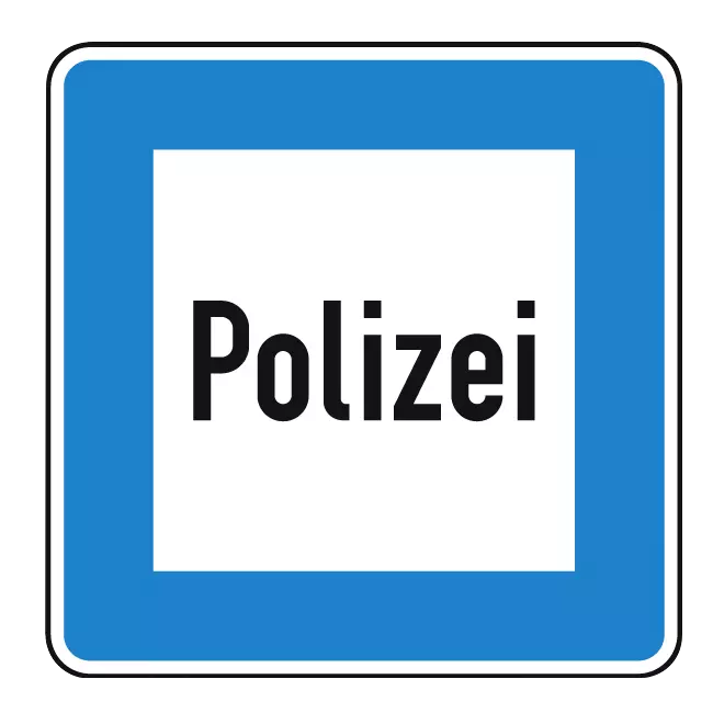 Verkehrszeichen: Polizei