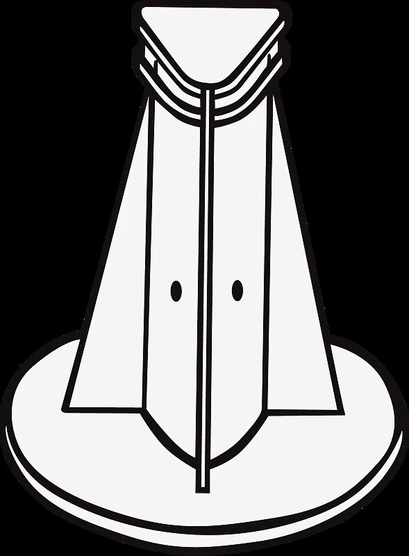 Sockelausführung Modell 2 Kunststoffeingrabsockel groß