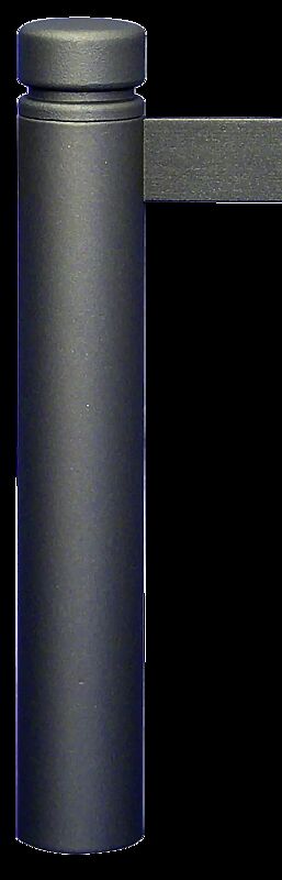 Rabattengeländer mit Poller BOULEVARD 60 für Verbindungsflachstahl