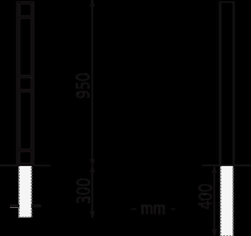 Poller TAMORES ohne Schließung