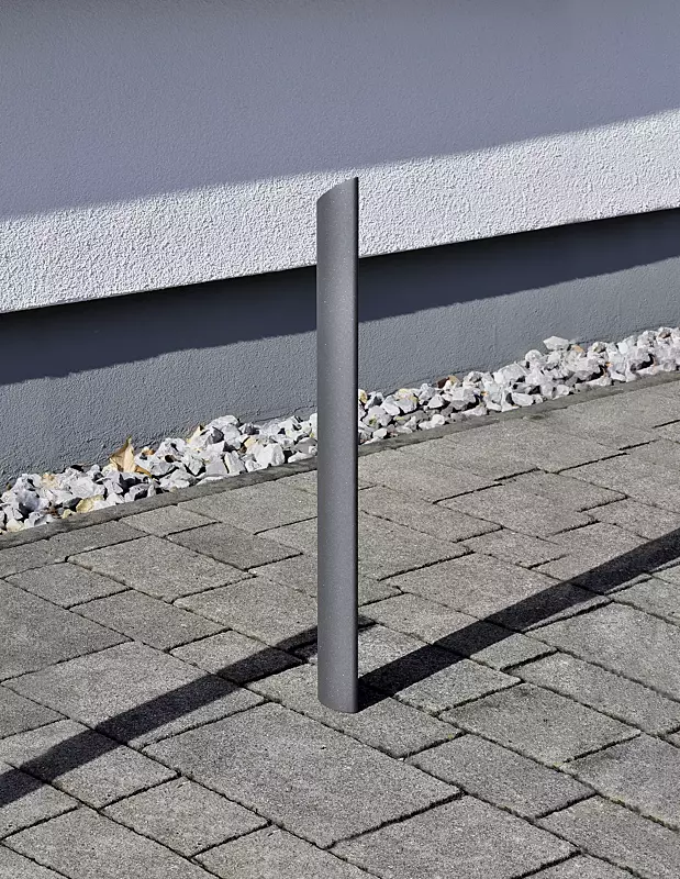 Poller GOULT mit Schrägkopf, zum Einbetonieren, in DB 703 eisenglimmer