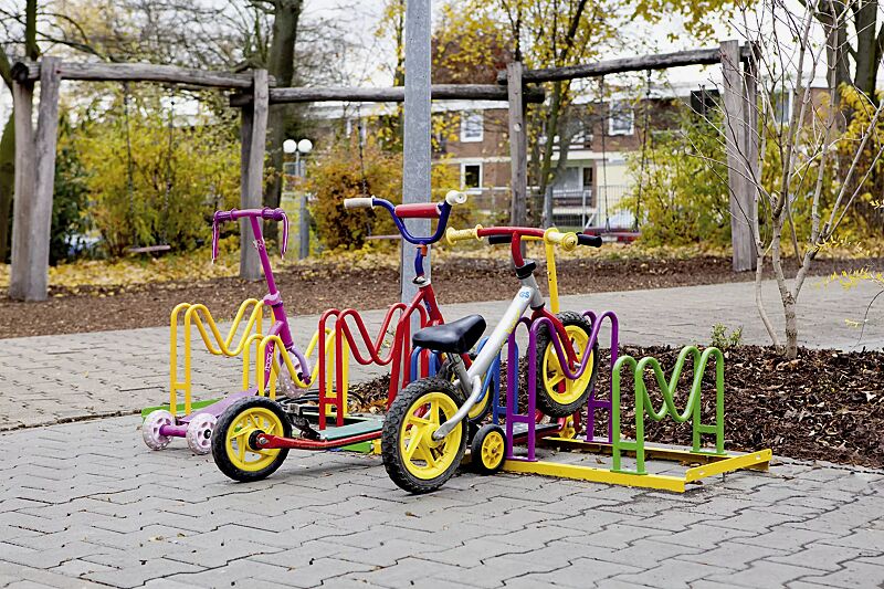 Kinderfahrradständer MARYLAND, 6 Stellplätze