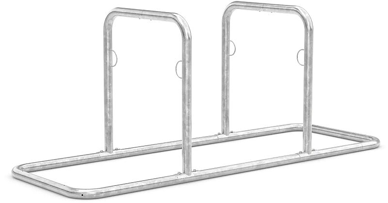 Reihenanlehnbügel BUFFALO, 2 Anlehnbügel, feuerverzinkt