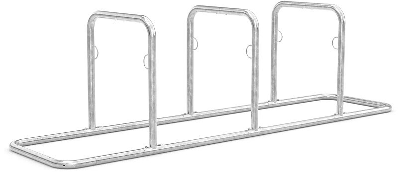 Reihenanlehnbügel BUFFALO, 3 Anlehnbügel, feuerverzinkt