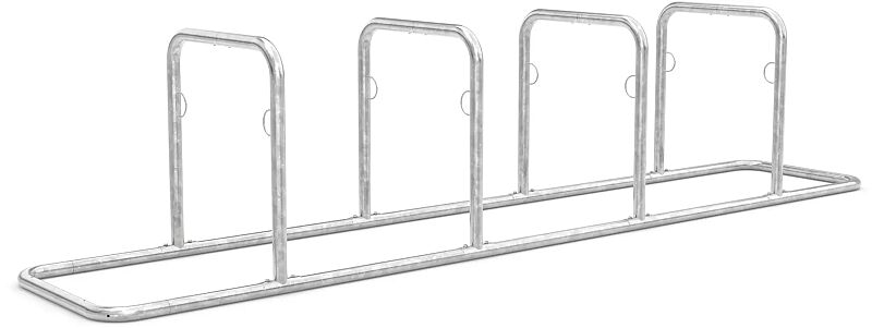 Reihenanlehnbügel BUFFALO, 4 Anlehnbügel, feuerverzinkt