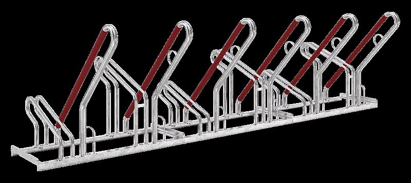 Fahrradständer DENVER, einseitig, 6 Stellplätze