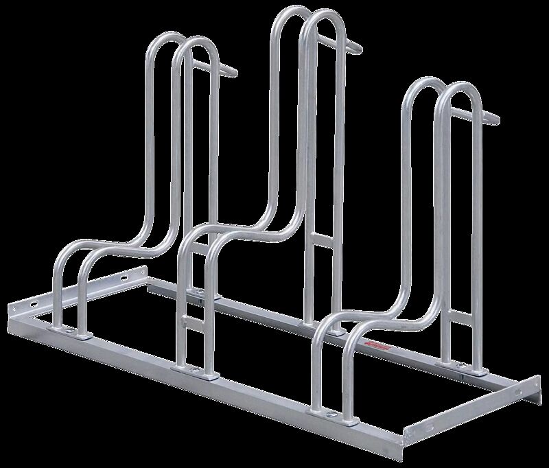 Fahrradständer TOPEKA, einseitig, 3 Stellplätze