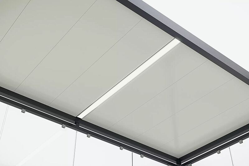 Deckenverkleidung mit LED-Beleuchtung, ohne Bewegungsmelder