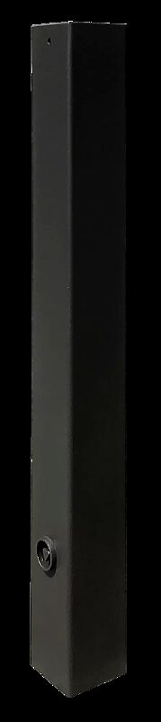 Poller PALENCIA, mit Dreikantschloss, herausnehmbar aus Bodenhülse, in RAL 7016 anthrazitgrau