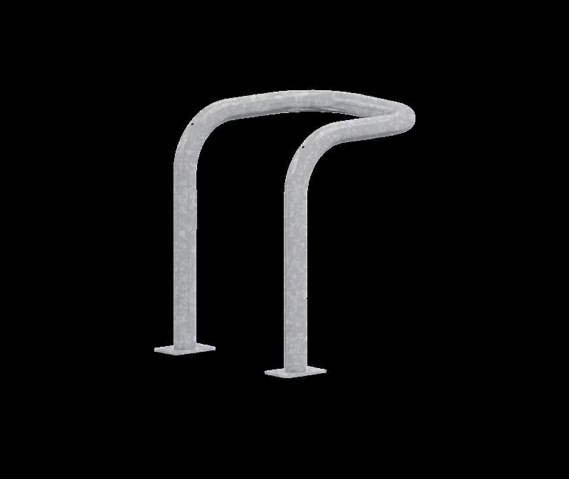 Schutzbügel BONO, zum Aufdübeln, Breite 550 mm, feuerverzinkt