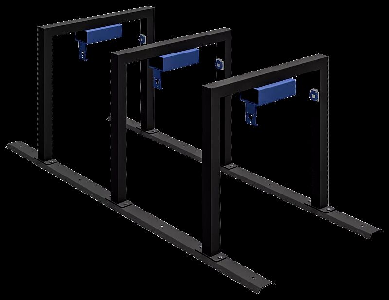 Anlehnbügel mit Ladebox BETIM, 3 bis 6 Stellplätze