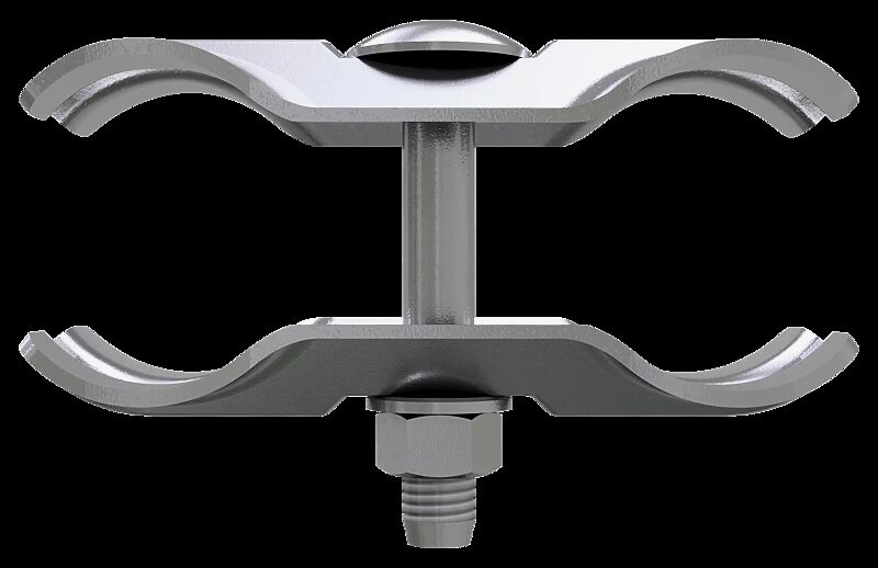 Verbindungsschelle für Bauzäune, mit Schraube M12 x 80 mm