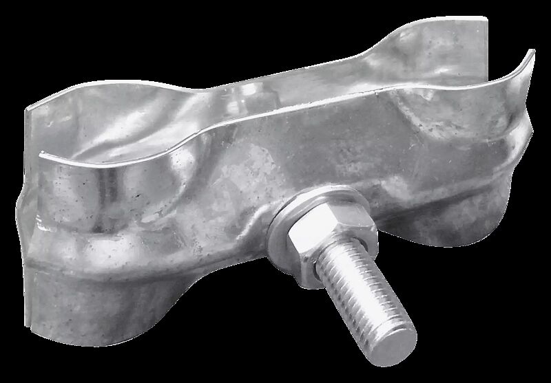 Verbindungsschelle für Bauzäune, mit Schraube M12 x 80 mm