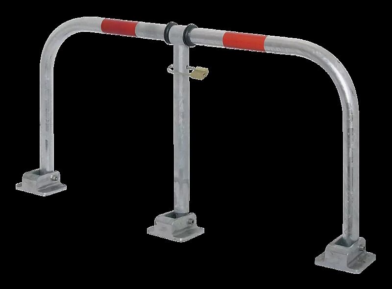 Parkbügel CENVES, mit Vorhängeschloss, ohne Bodenplatte