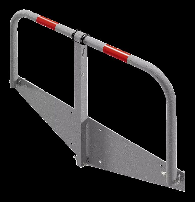 Parkbügel CENVES, mit Profilzylinderschloss, mit Bodenplatte