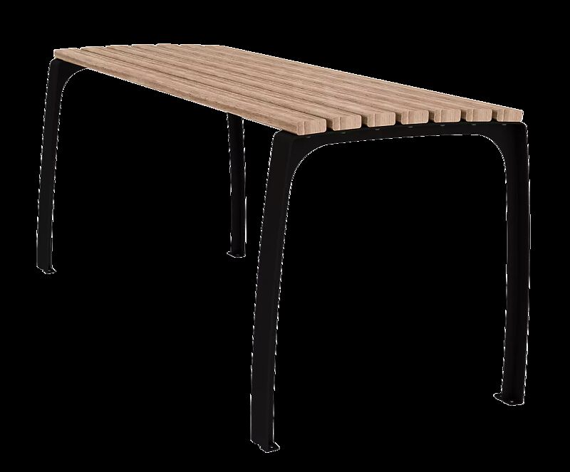 Seniorentisch CASERTA mit FSC®-zertifizierter Hartholzbelattung, unbehandelt