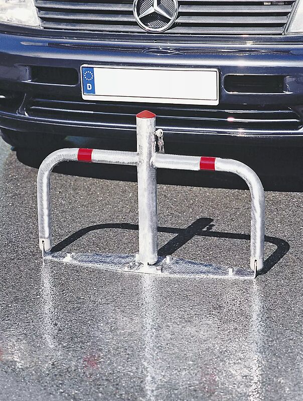 Parkbügel TELDE aus Stahlrohr, feuerverzinkt