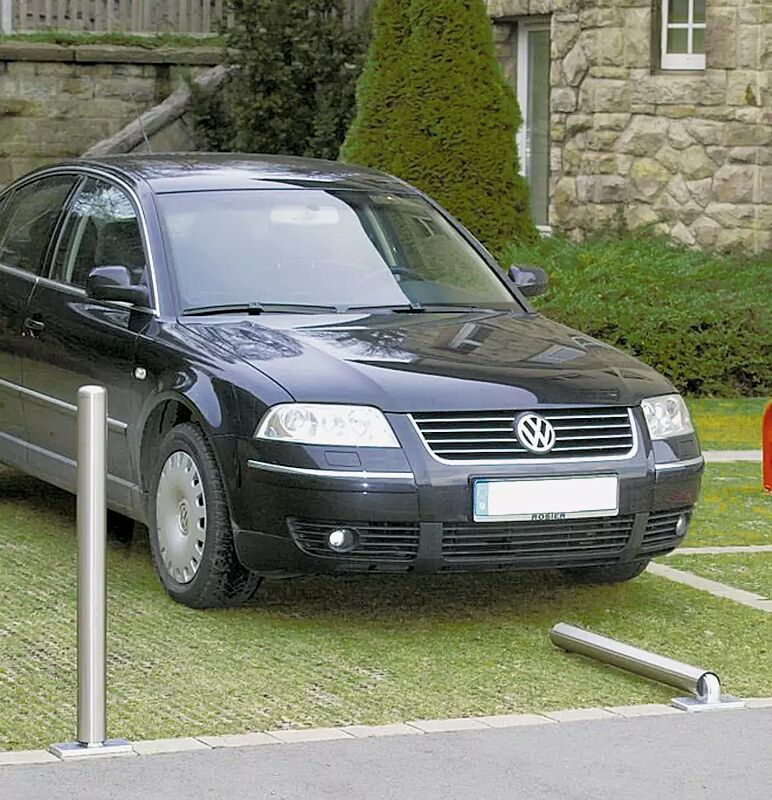 Poller CANARIA zum Aufdübeln, kippbar, Ø 76 mm