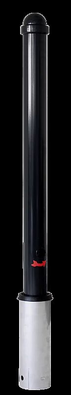 Poller BILBAO zum Einbetonieren in RAL 7021 schwarzgrau