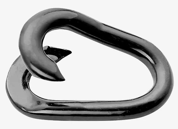 Verbindungsglieder zum Zusammenklemmen RAL 7021 schwarzgrau, 7 x 33 mm