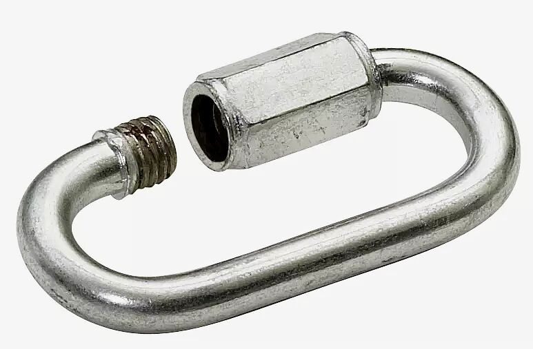 Verbindungsglieder mit Schraubverschluss feuerverzinkt - 7 x 52 mm