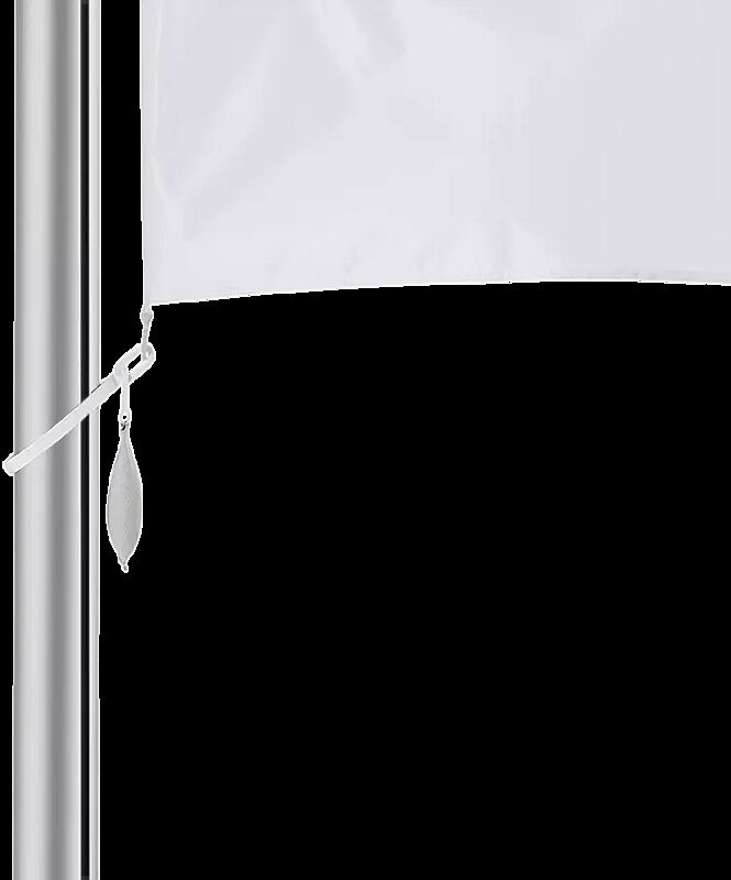 Fahnentuchbefestigung