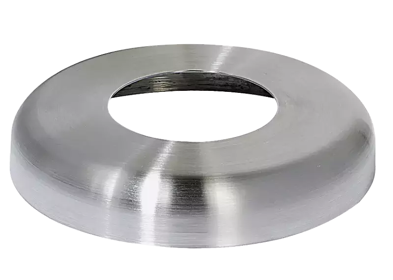 Fußabdeckung aus Edelstahl