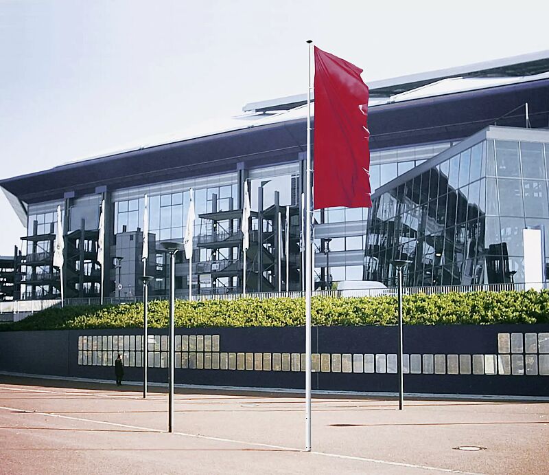 Konischer Aluminium-Fahnenmast ROBUSTA ohne Ausleger