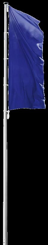 Konischer Aluminium-Fahnenmast ROBUSTA Höhe über Flur 9 m