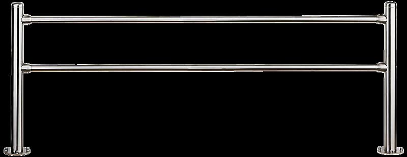 Geländersystem BORVO ohne Handlauf, mit Rundkopf, 2 m, zum Aufdübeln