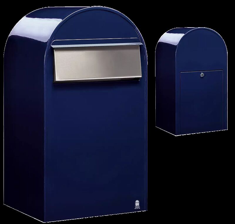 Briefkasten BOBI GRANDE B, in RAL 5003 saphirblau