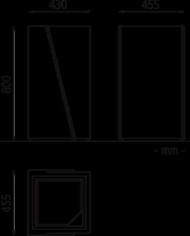 Abfallbehälter INTAL aus Beton