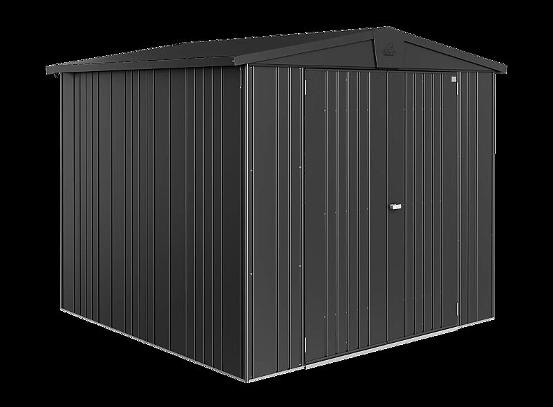 Gerätehaus EUROPA, Modell 4 in dunkelgrau-metallic