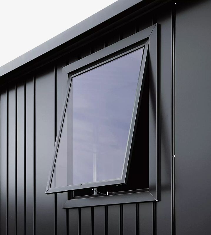 Fenster-Element, dunkelgrau-metallic