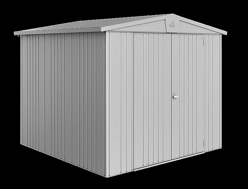 Gerätehaus EUROPA, Modell 4 in silber-metallic