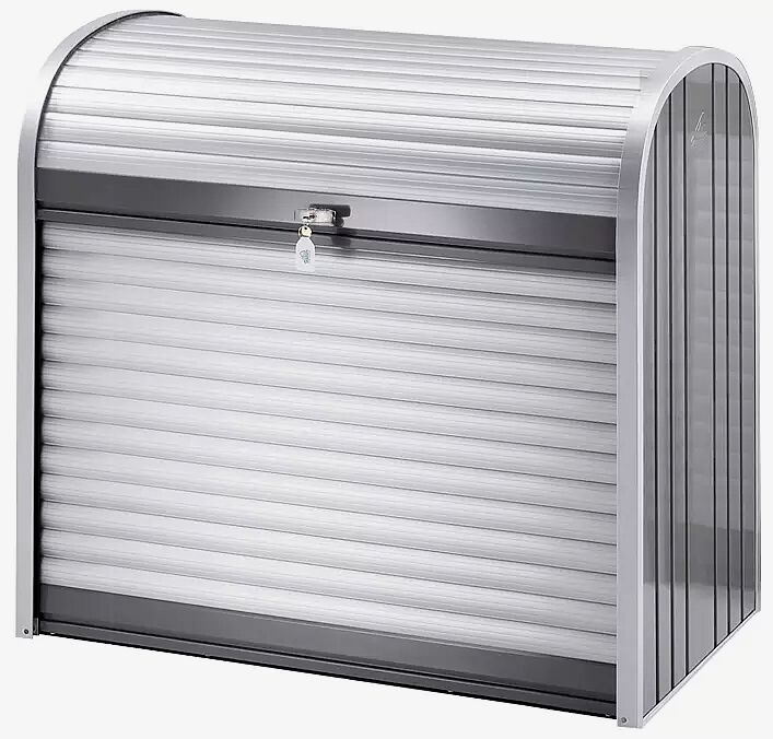 Universal-Depot STOREMAX® - Modell 120 in silber-metallic - Rück-/Seitenwände dunkelgrau