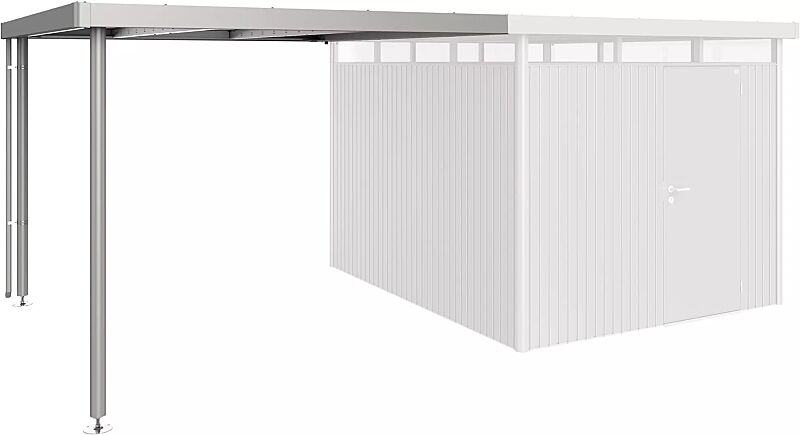 Seitendach für Gerätehaus HighLine®, Modell 5 in quarzgrau-metallic