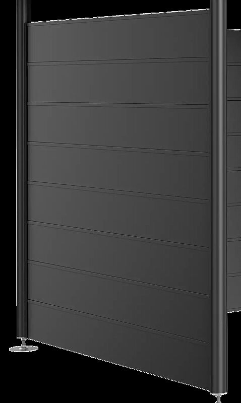 Seitenwand für Gerätehaus HighLine® - Modell 3, dunkelgrau-metallic